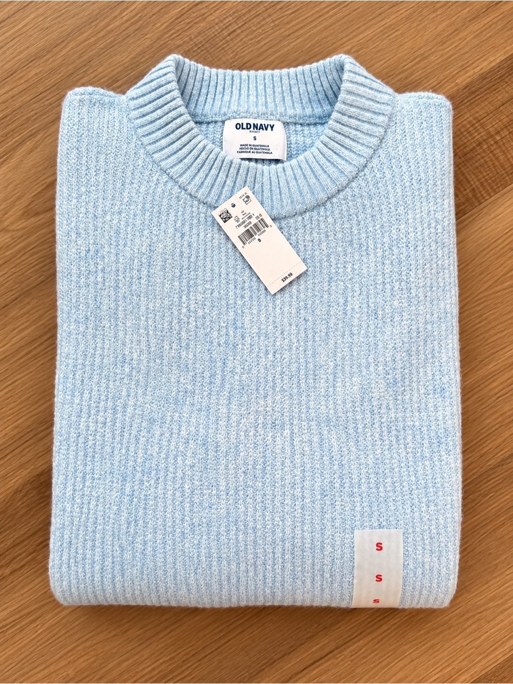 NWT - Old Navy SoSoft Crewneck Sweater Light Blue - Size Small